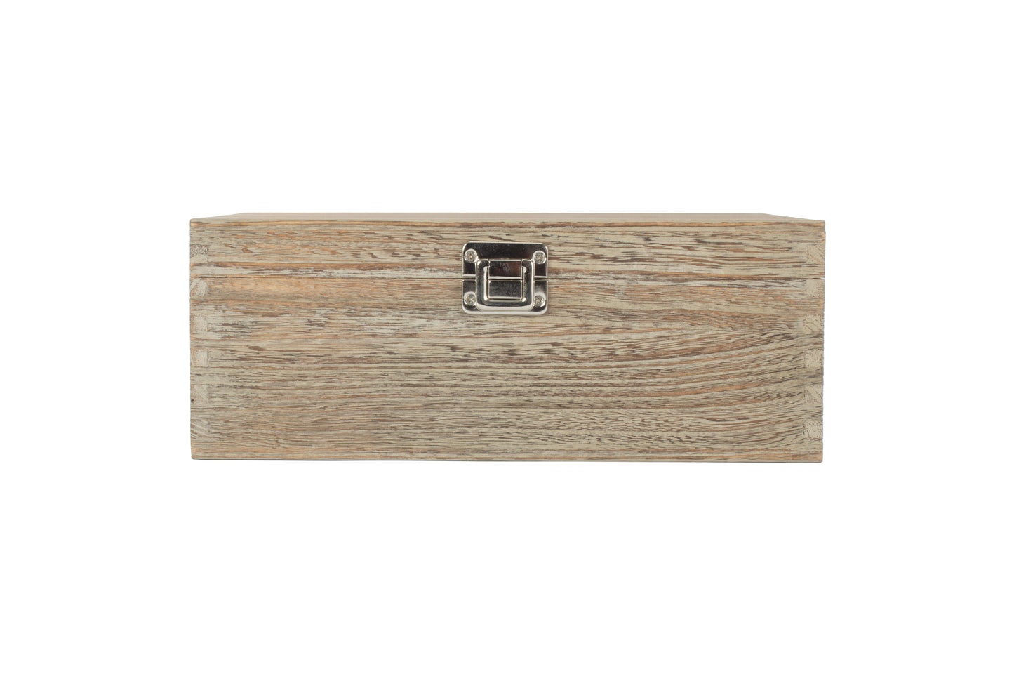 12 Inch Oak Effect Wooden Keepsake Box