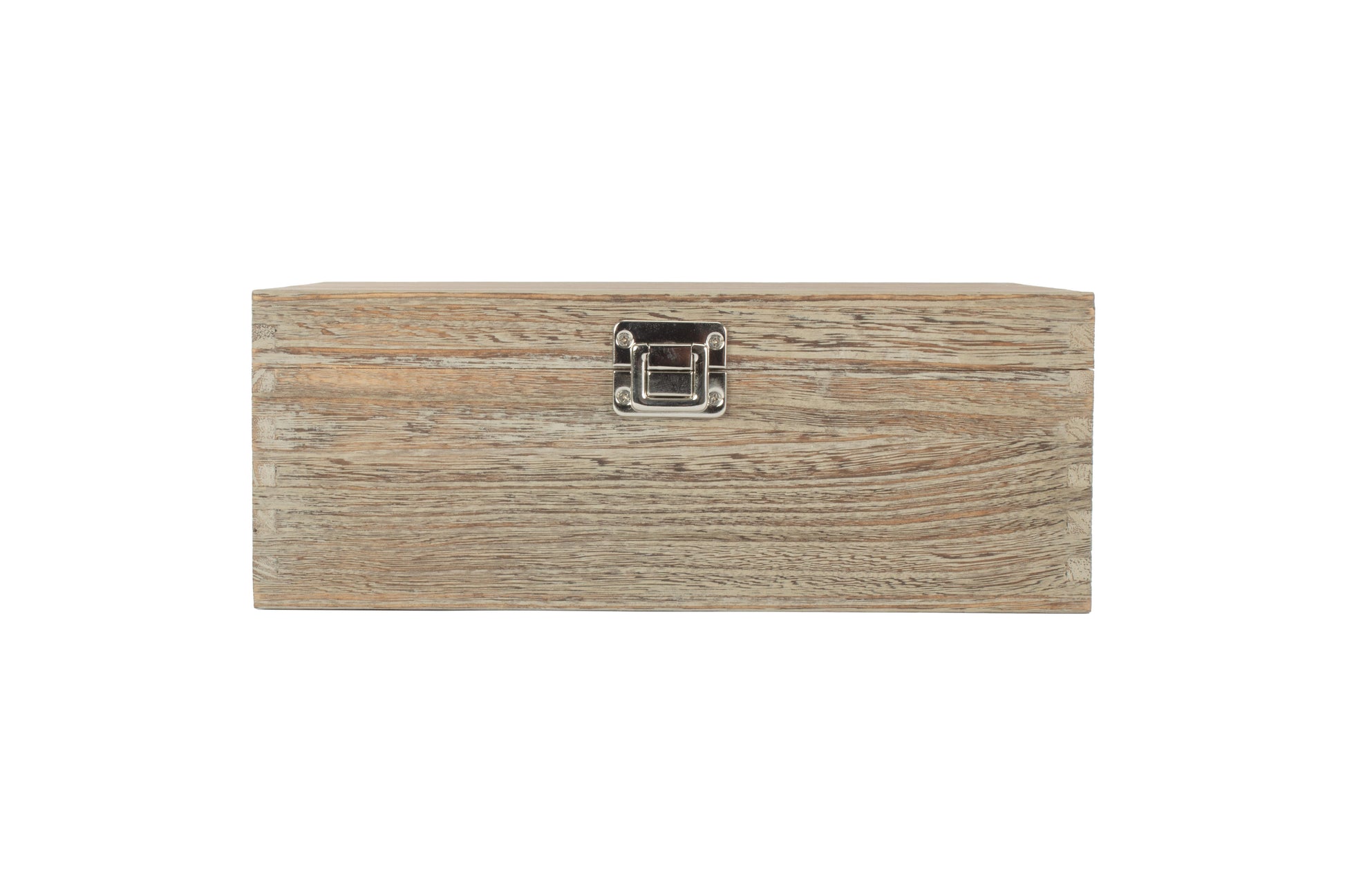 12 Inch Oak Effect Wooden Keepsake Box