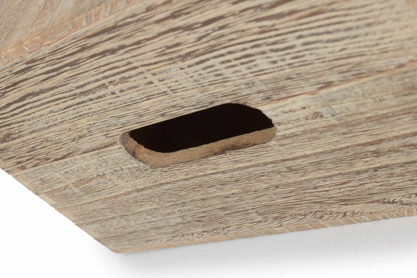 14 Inch Oak Effect Wooden Keepsake Box