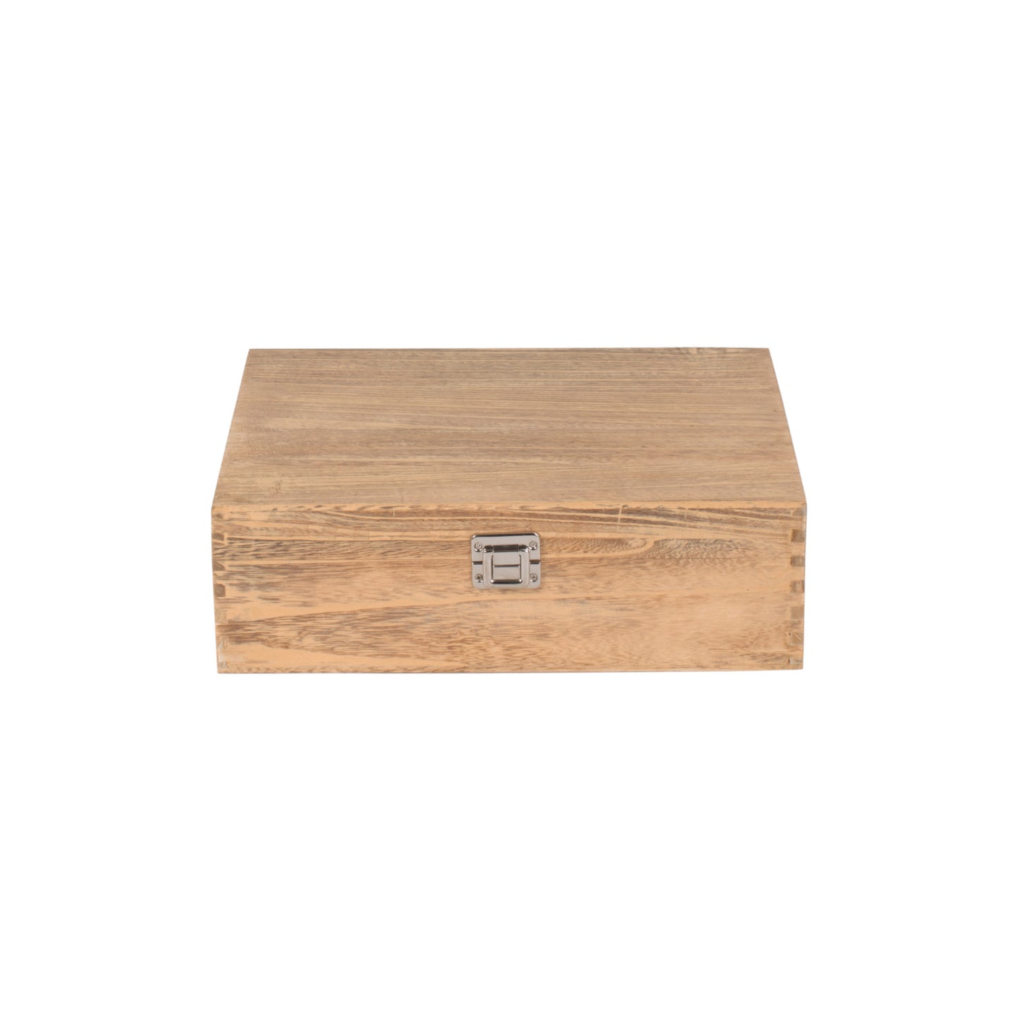 Three Bottle Oak Effect Wooden Box