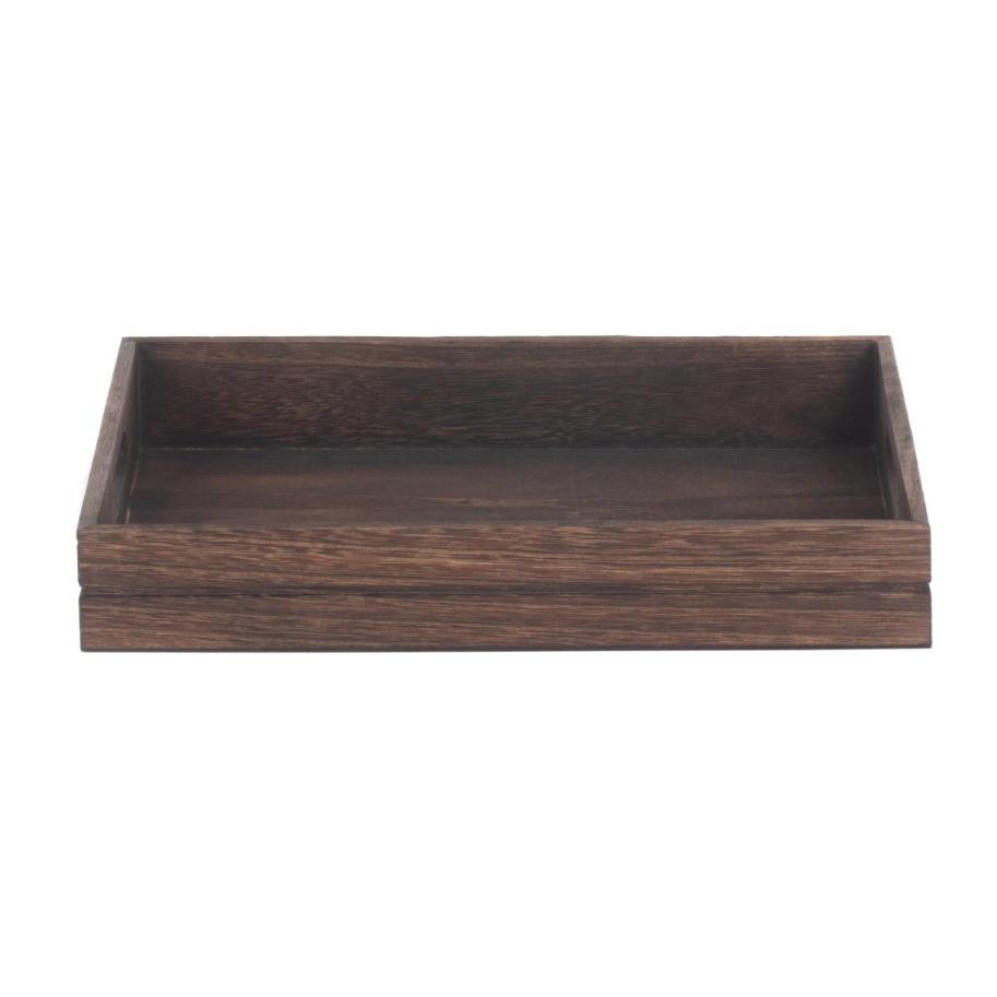 Dark Wooden Tray
