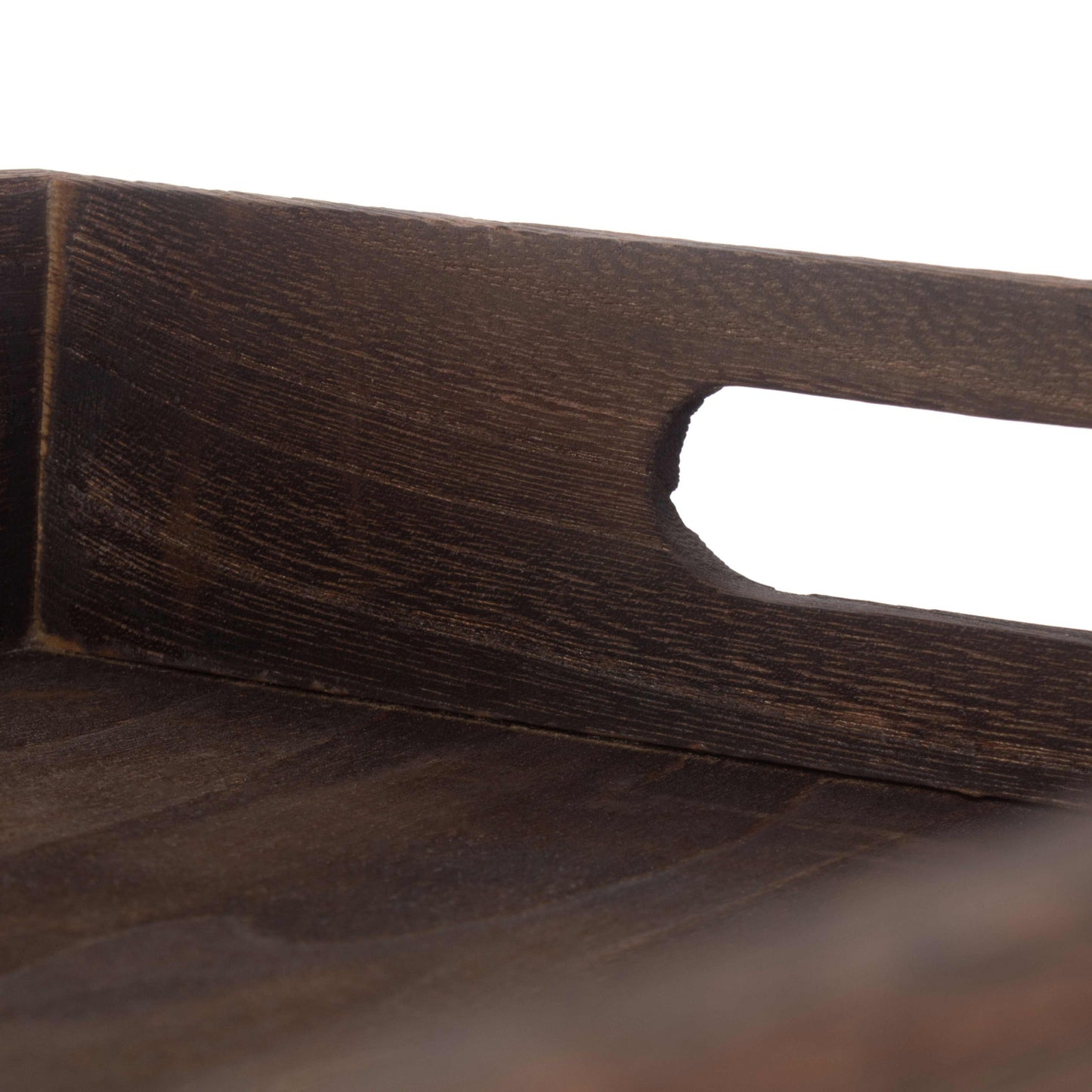 Dark Wooden Tray