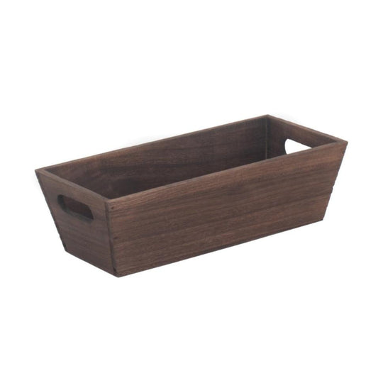 Dark Wooden Packing Trough