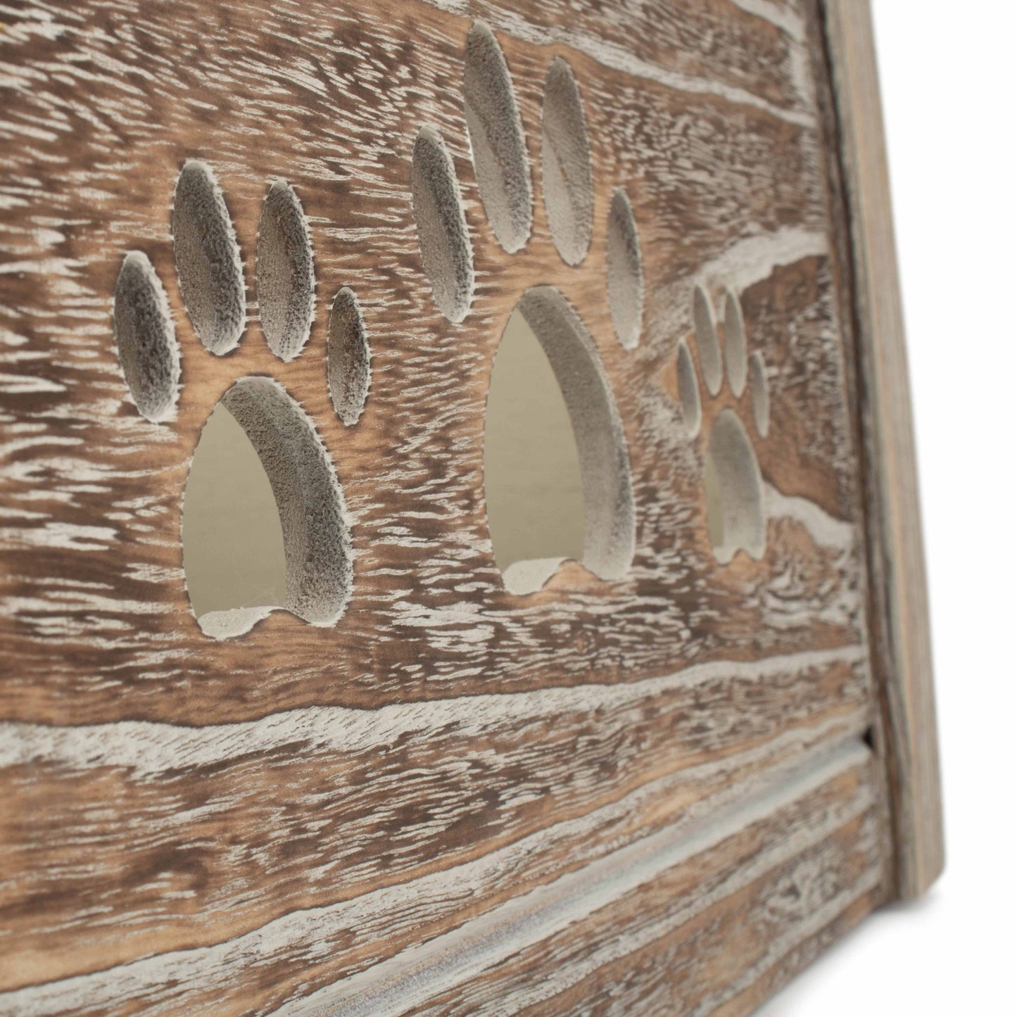 Paw Print Cut Out Toy Storage Box