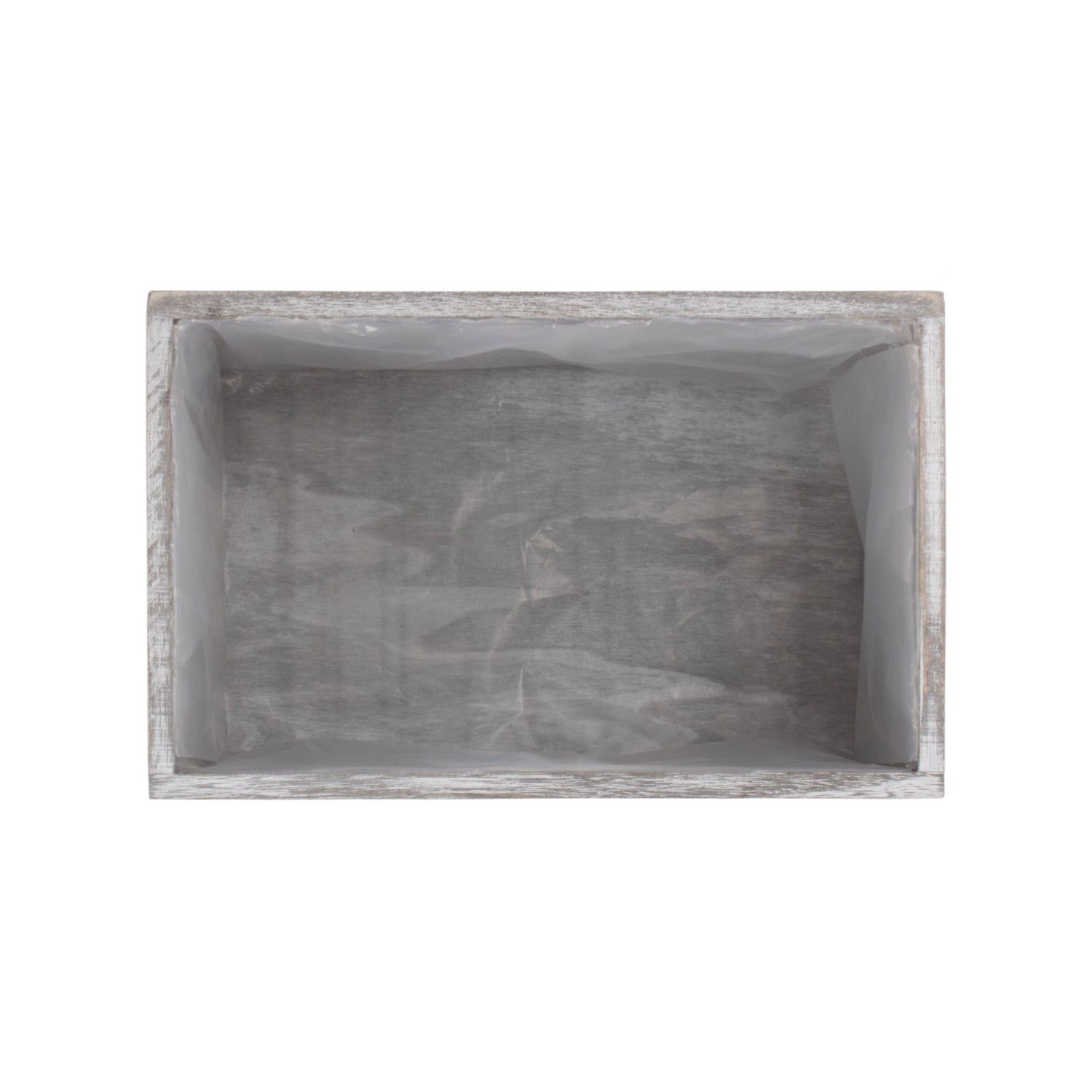 Vintage Heart Cut-Out Planter With Plastic Lining