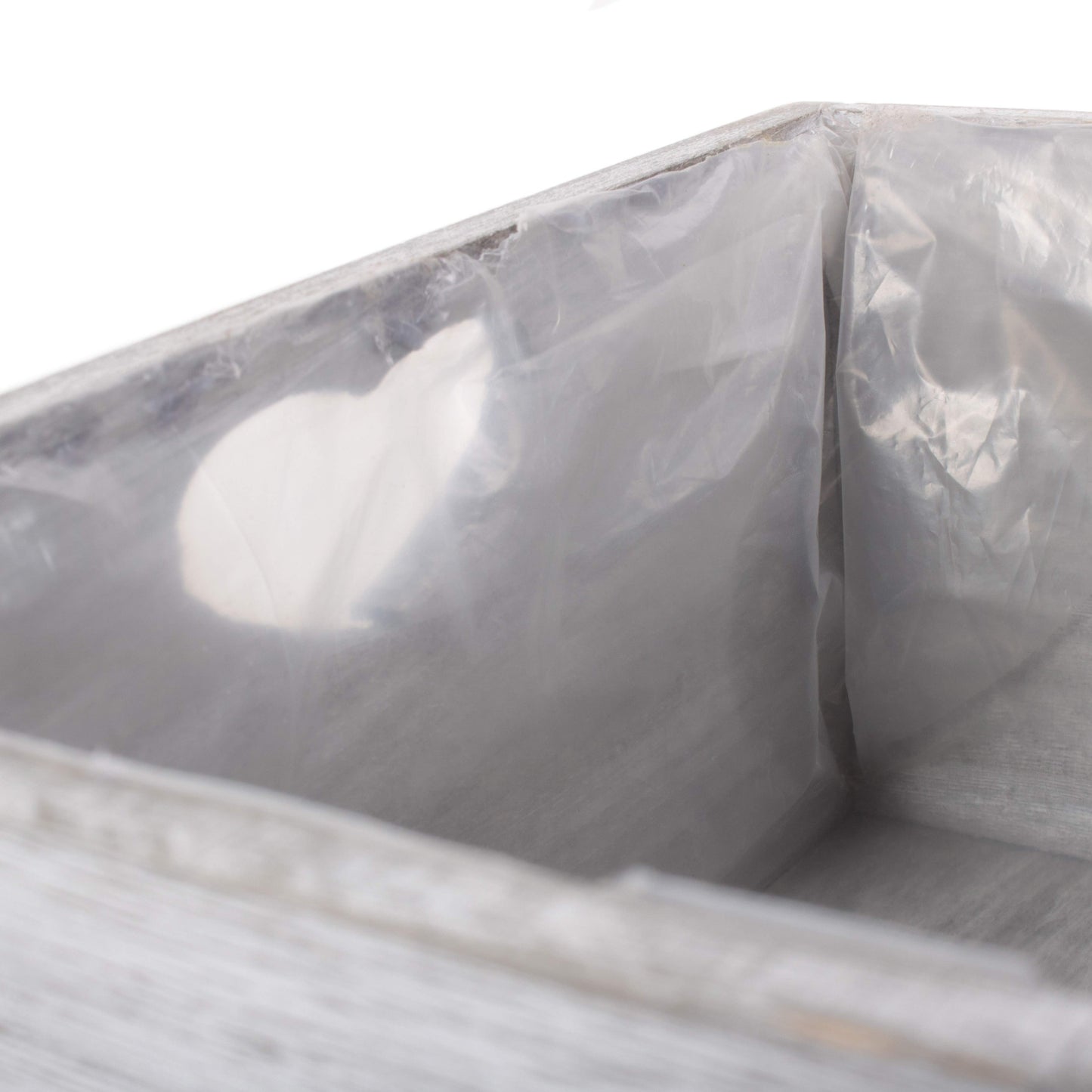 Vintage Heart Cut-Out Planter With Plastic Lining