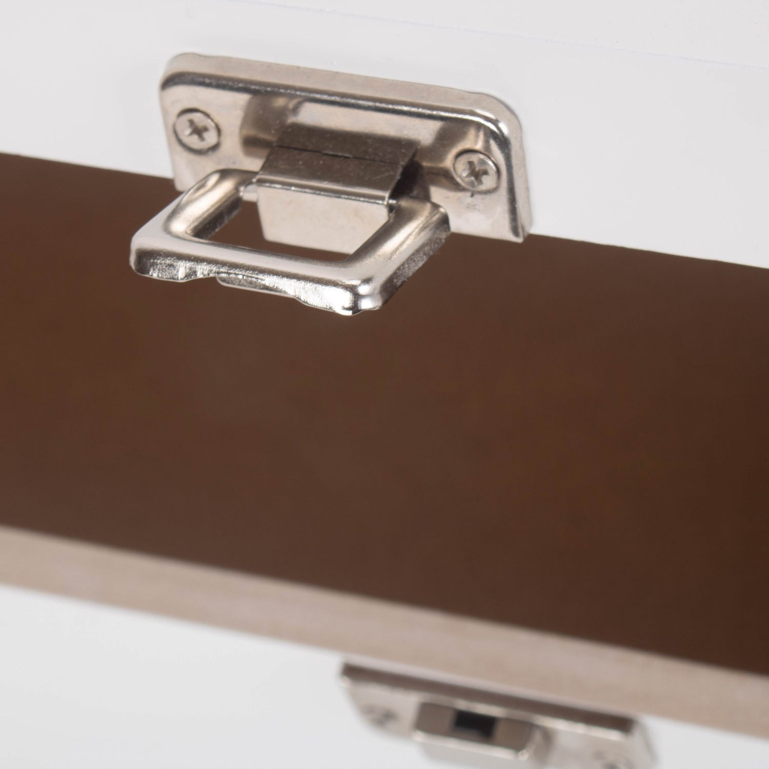 14 Inch White Wooden Keepsake Box