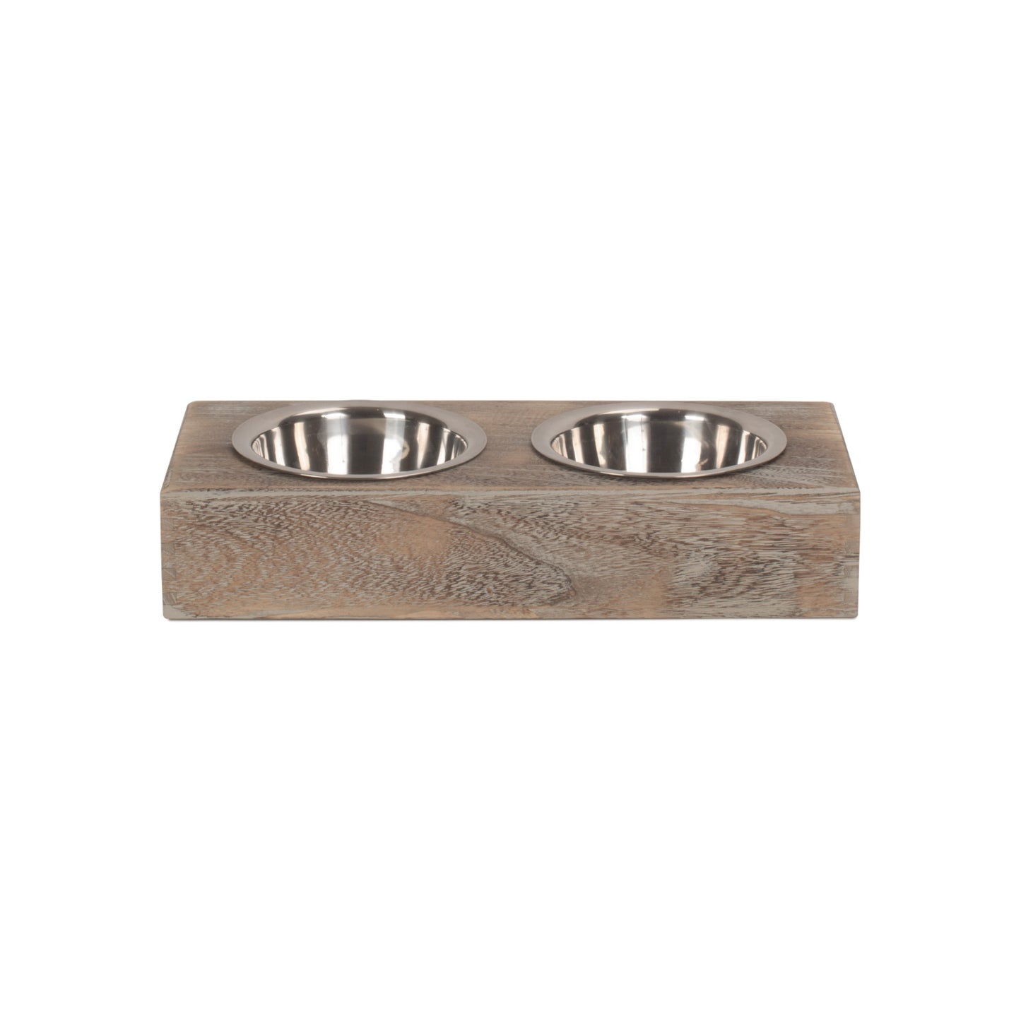 Pet Feeding Station with Stainless Steel Bowls