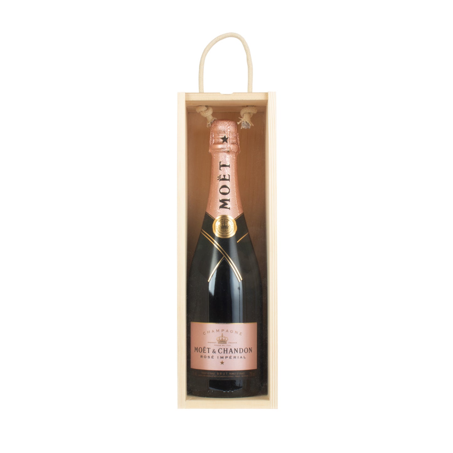 Single Bottle Wooden Box With Clear Acrylic Sliding Lid