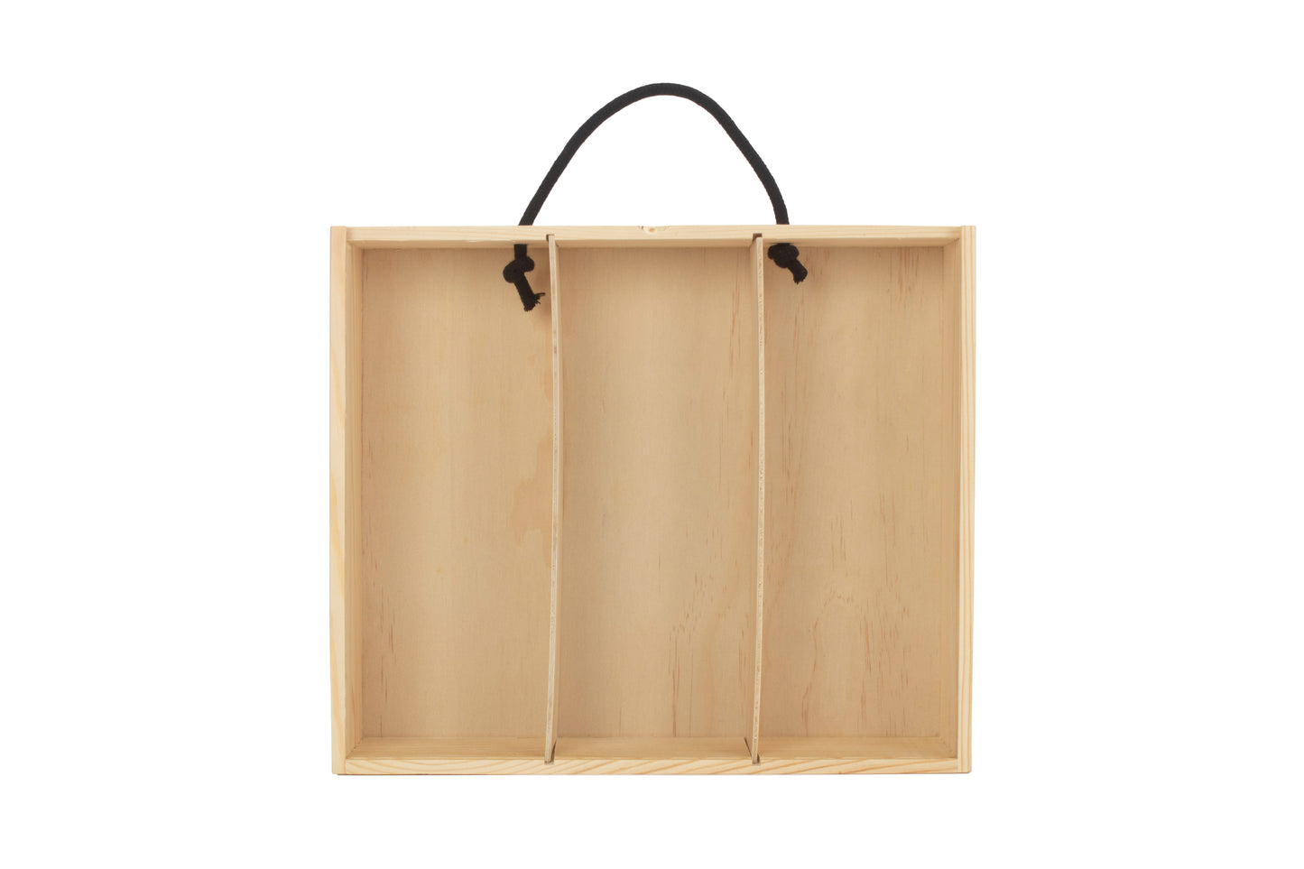 3 Bottle Box with Sliding Acrylic Lid