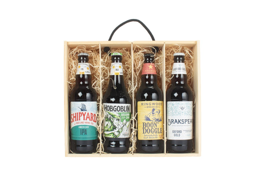 4 Bottle Box with Sliding Acrylic Lid