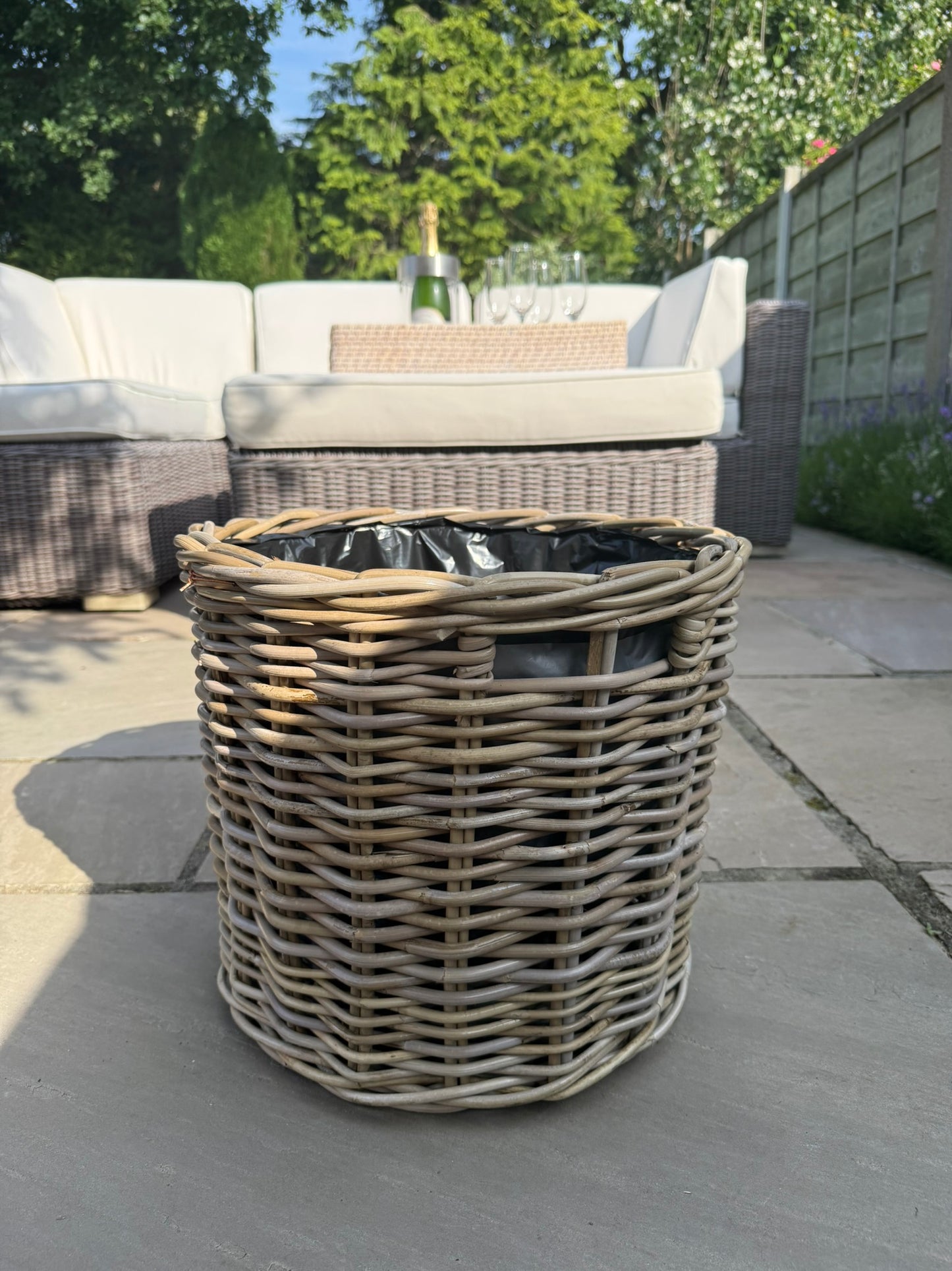 Wovenhill Cylindrical Garden Planter