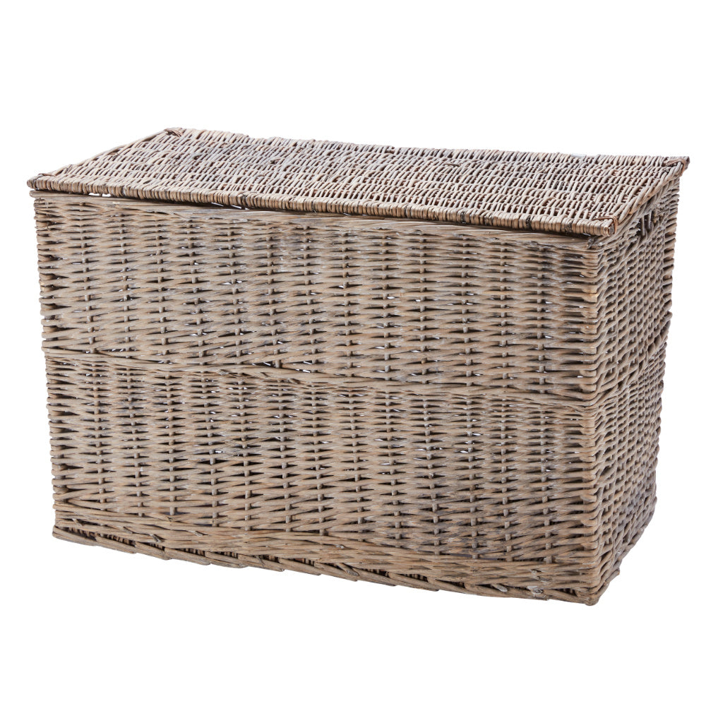 Wovenhill Wicker Grey Wash Hamper