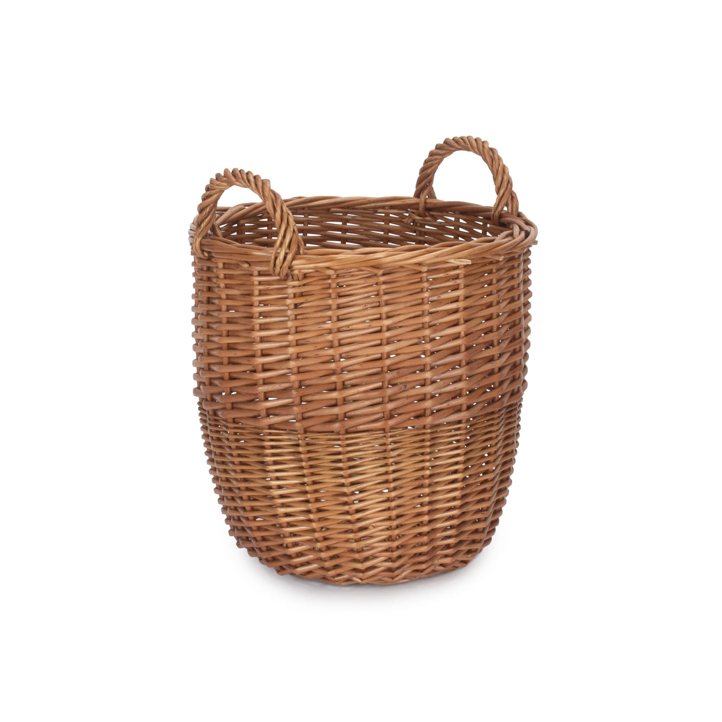 Light Steamed Willow Linen Bin - Small