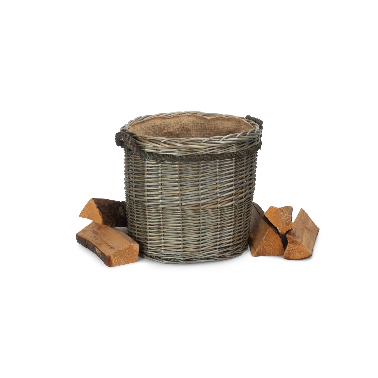 Size 1 Antique Wash Round Storage Basket