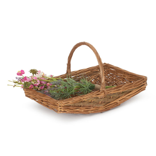 Small Unpeeled Willow Garden Trug