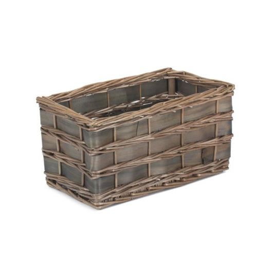 Small Grey Scandi Storage Basket
