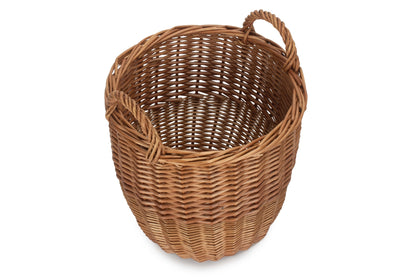 Light Steamed Willow Linen Bin - Small