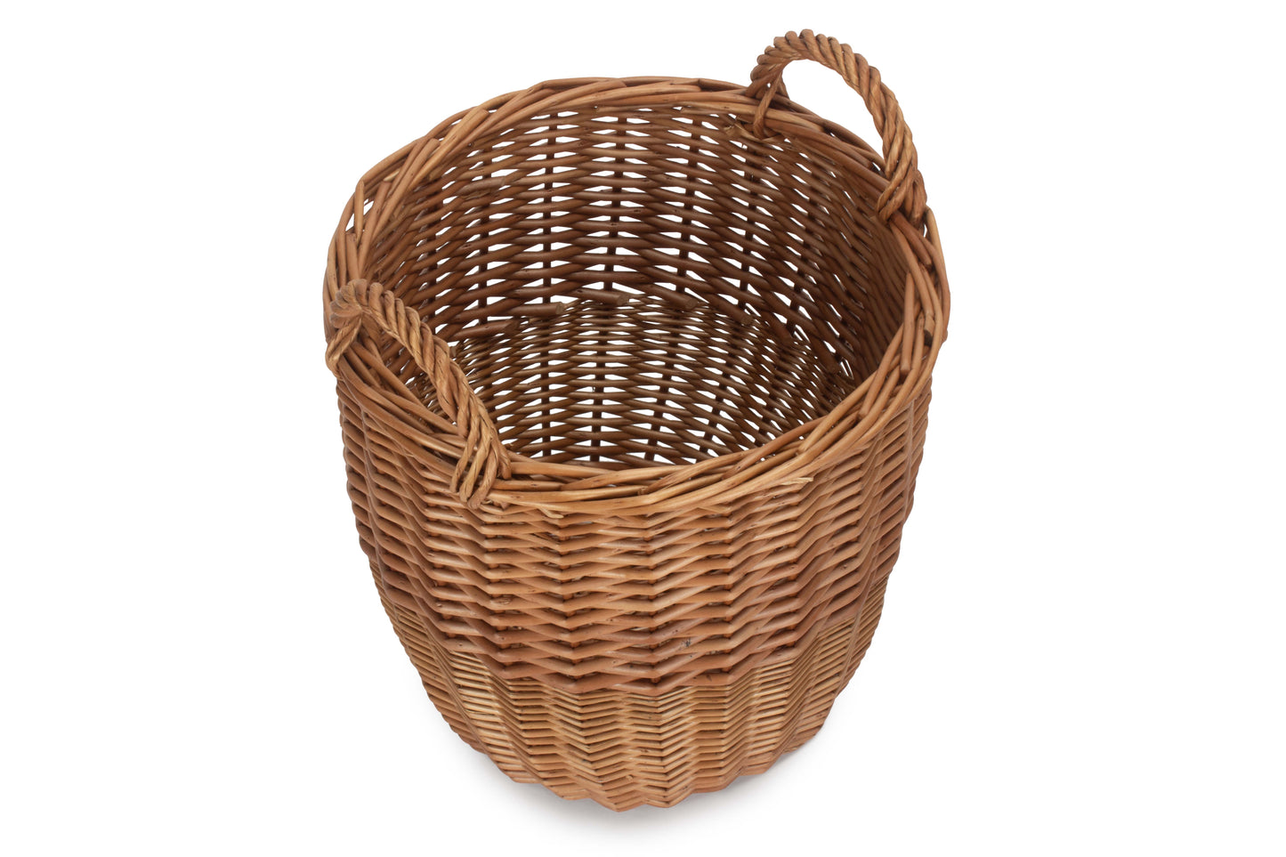 Light Steamed Willow Linen Bin - Small