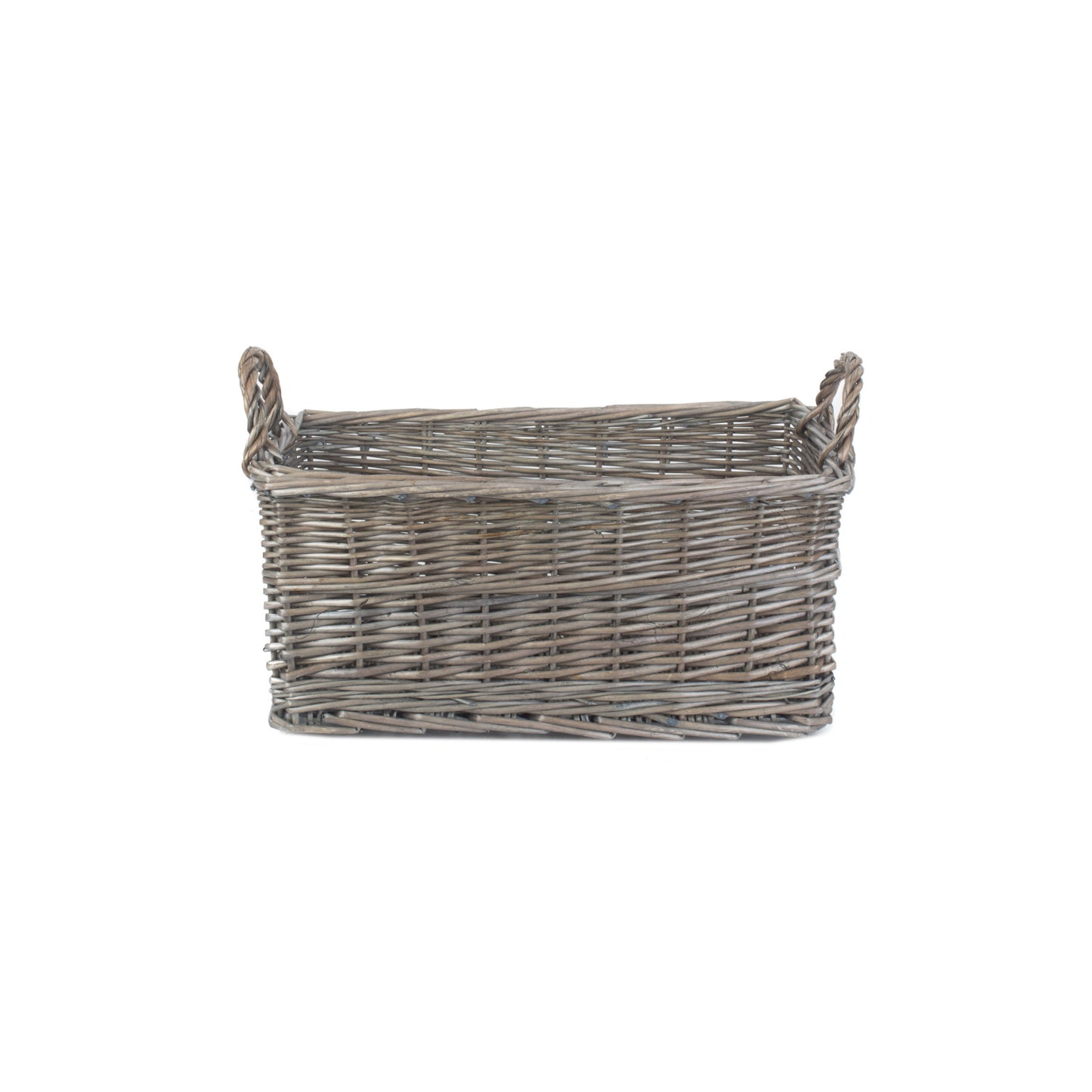 Small Shallow Antique Wash Storage Basket