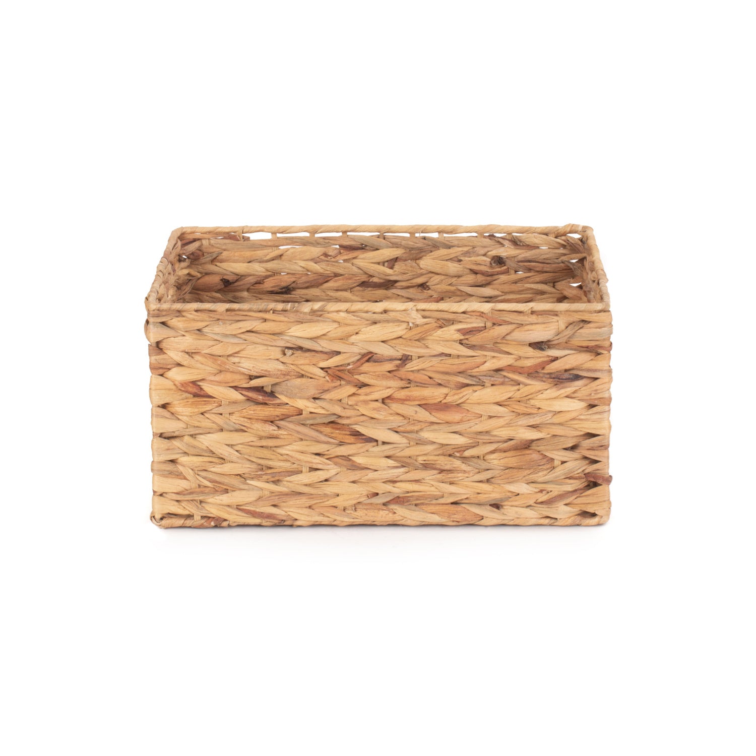Small Water Hyacinth Rectangular Storage Basket