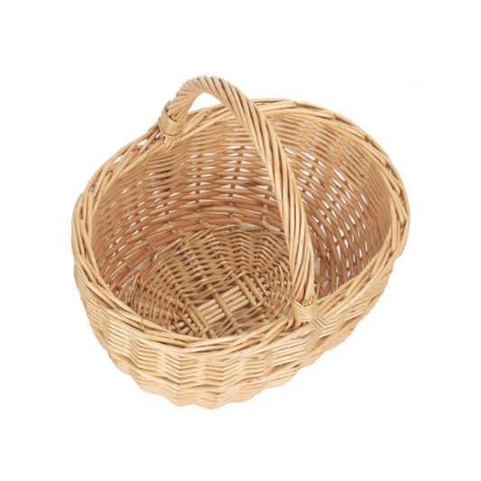 Small Buff Oval Shopper