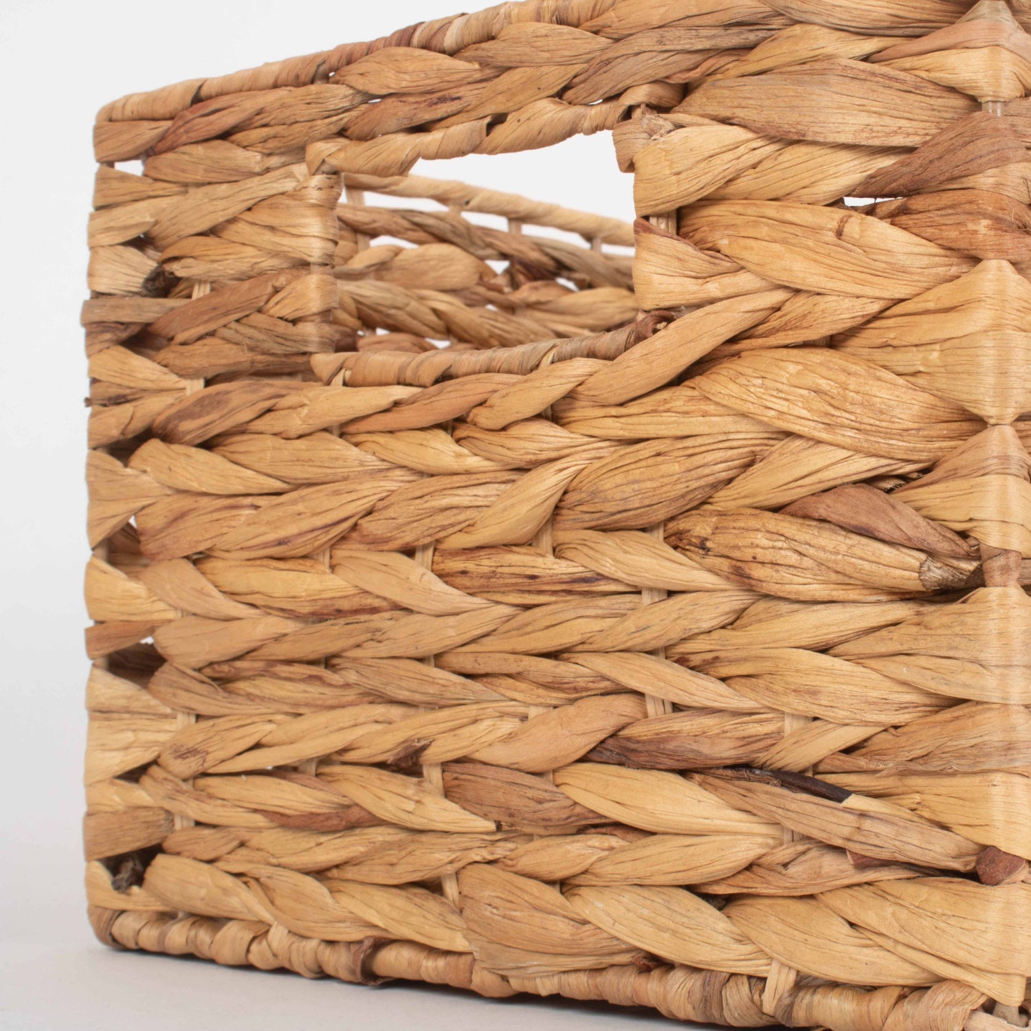 Small Water Hyacinth Rectangular Storage Basket