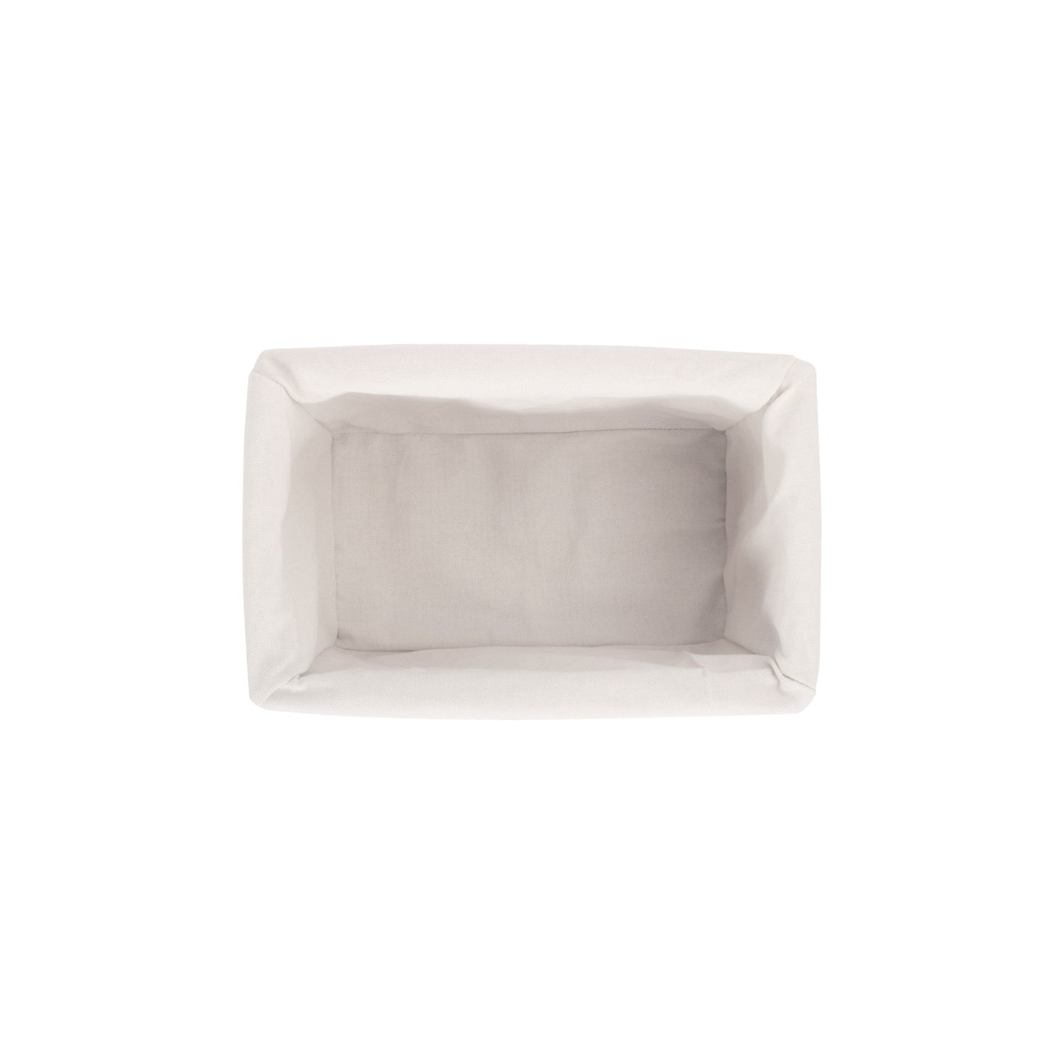 Small Double Steamed Storage Basket with White Lining