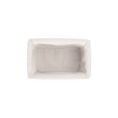 Small Double Steamed Storage Basket with White Lining