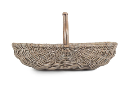 Small Shallow Antique Wash Lined Trug