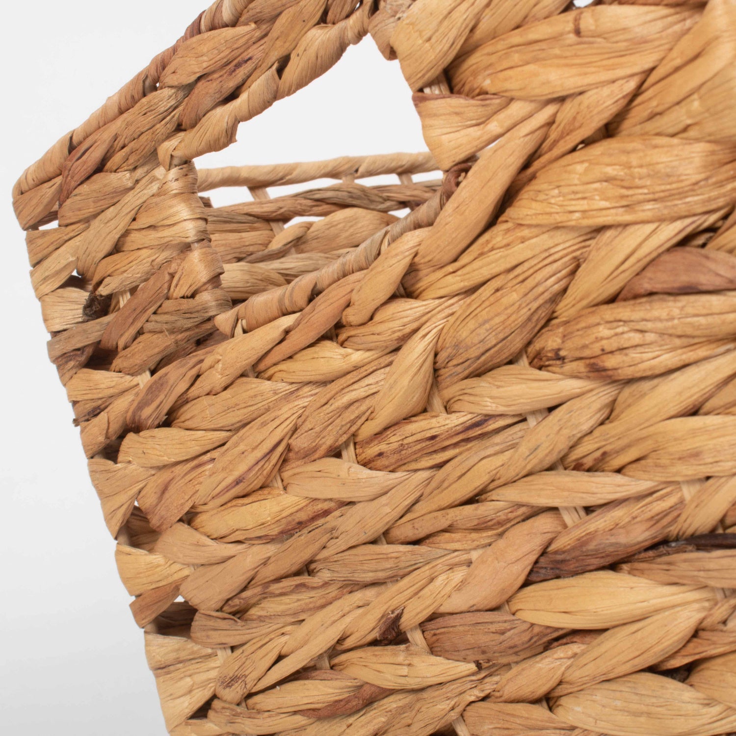 Small Water Hyacinth Rectangular Storage Basket