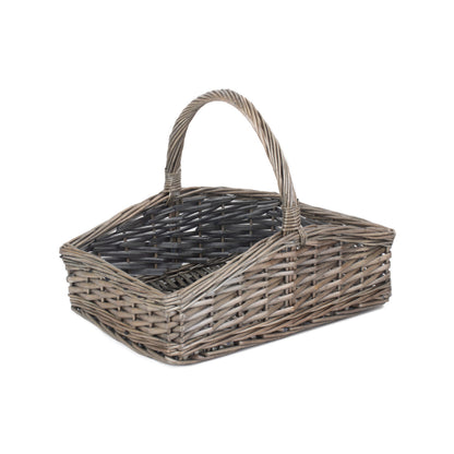 Large Slope-Sided Antique Wash Gardening Trug
