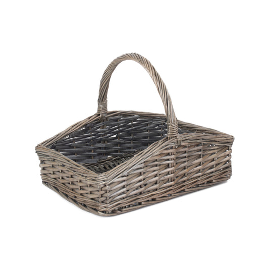 Large Slope-Sided Antique Wash Gardening Trug