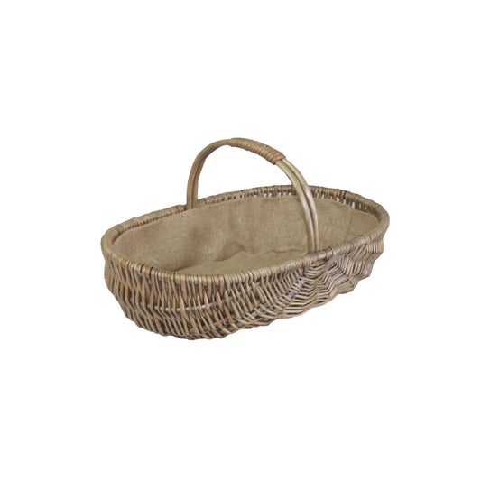 Medium Shallow Antique Wash Lined Trug