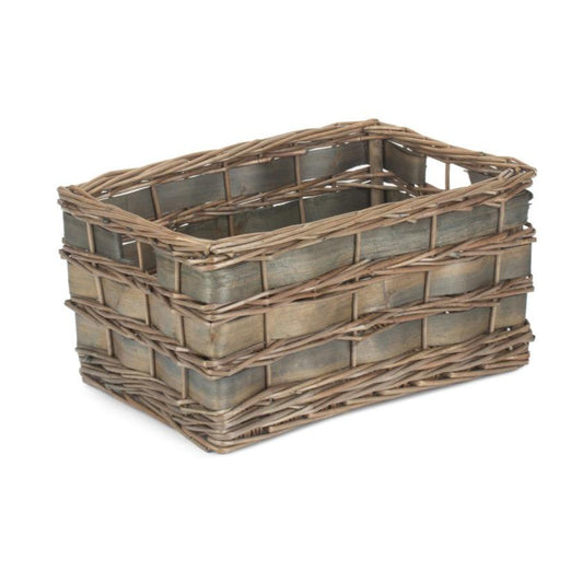 Medium Grey Scandi Storage Basket