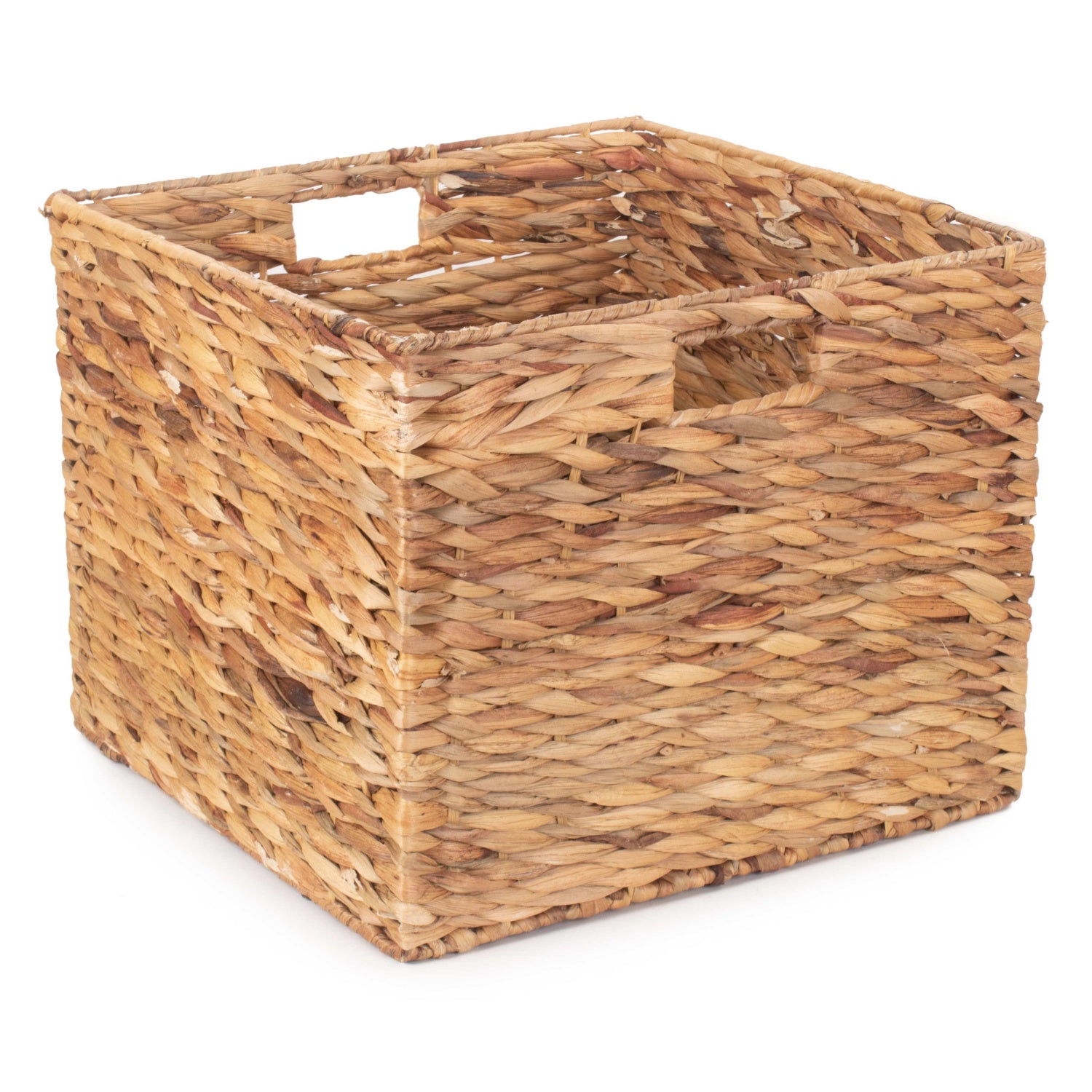 Medium Water Hyacinth Square Storage Basket