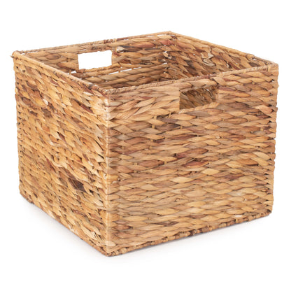 Medium Water Hyacinth Square Storage Basket