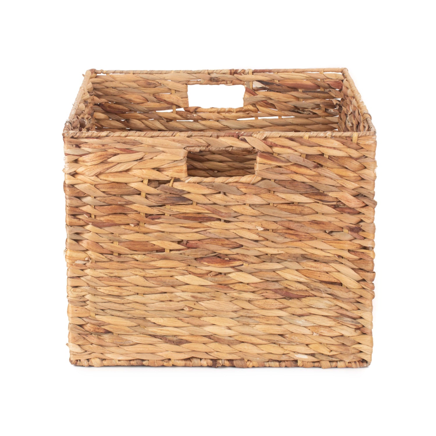 Medium Water Hyacinth Square Storage Basket
