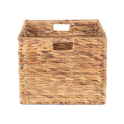 Medium Water Hyacinth Square Storage Basket