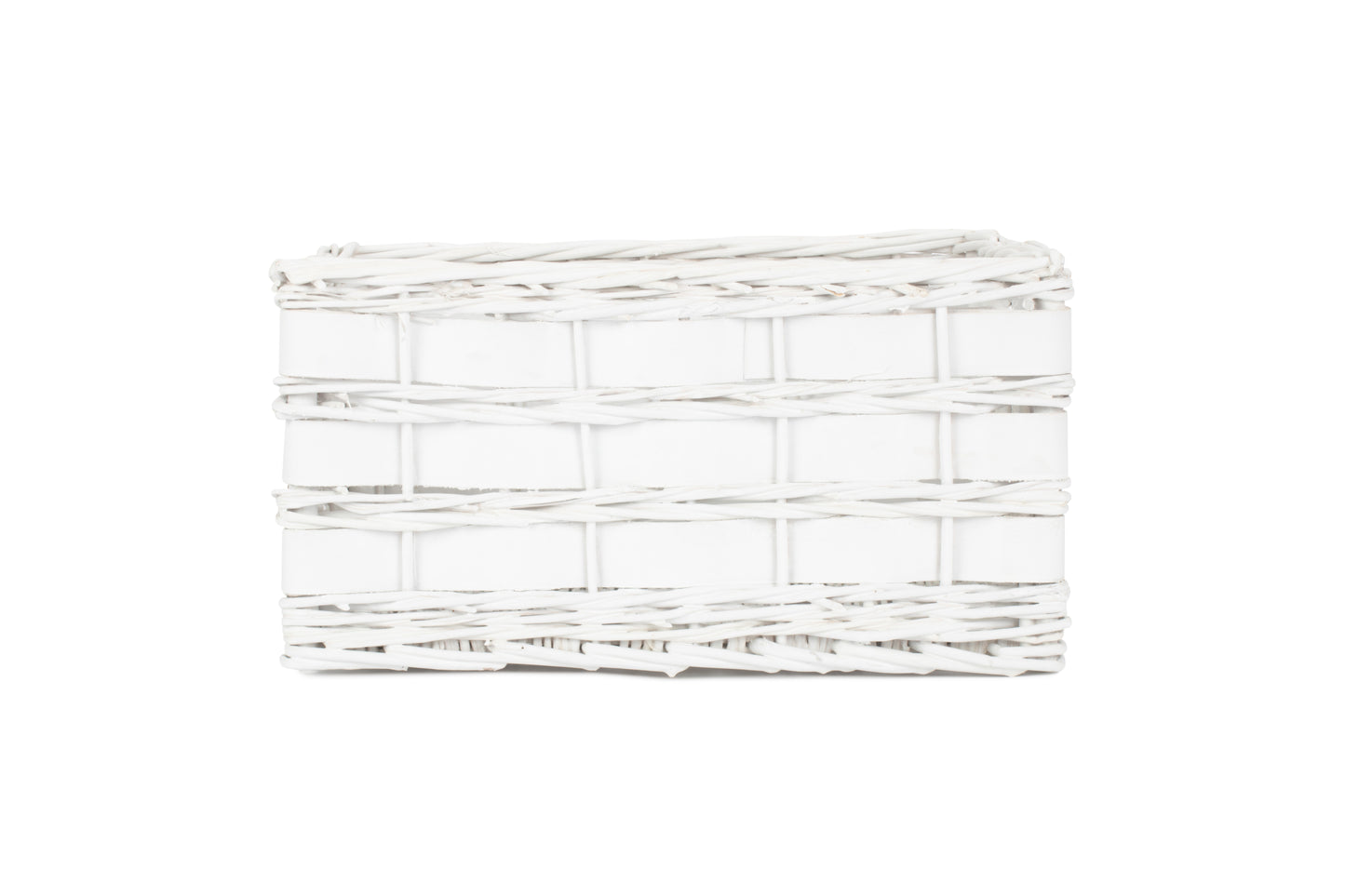 Medium White Scandi Storage Basket