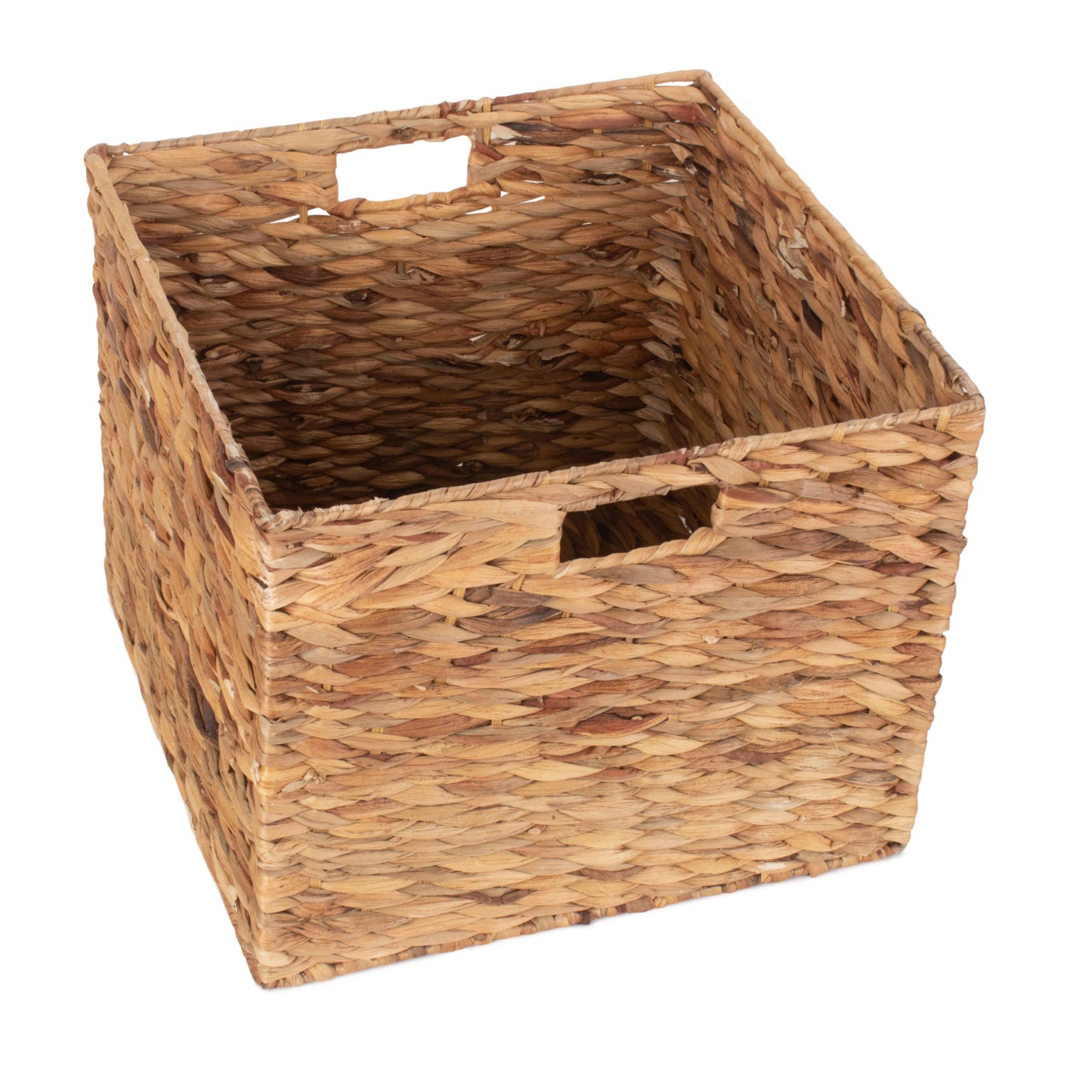 Medium Water Hyacinth Square Storage Basket