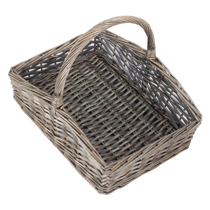 Large Slope-Sided Antique Wash Gardening Trug