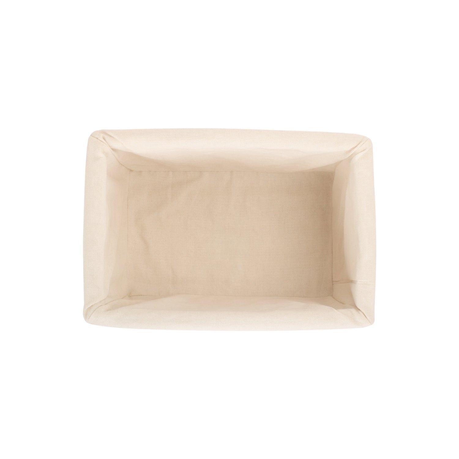Medium White Wash Willow Storage Basket with White Lining