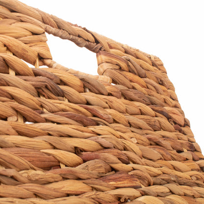 Medium Water Hyacinth Square Storage Basket