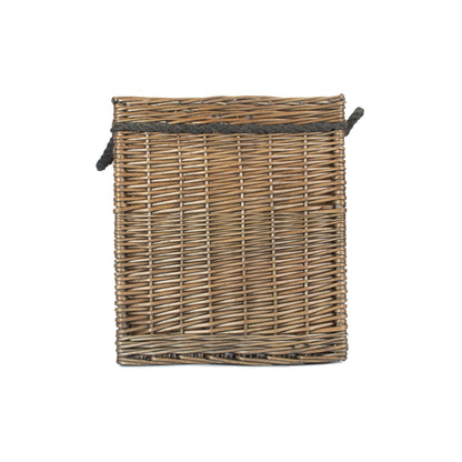 Antique Wash Willow Square Storage Basket Size 2 - Medium