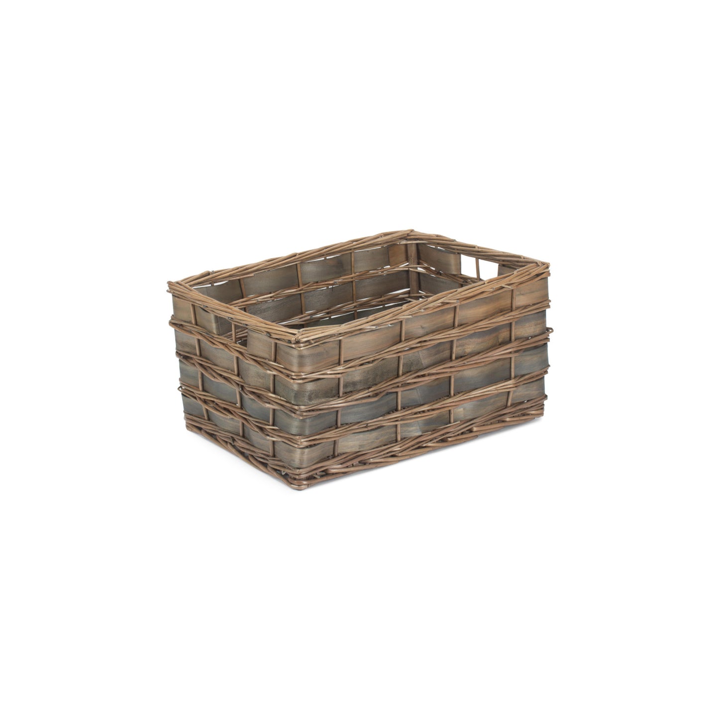Large Grey Scandi Storage Basket - Unlined