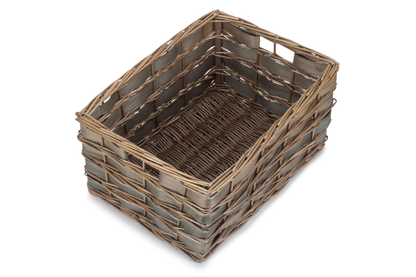 Large Grey Scandi Storage Basket