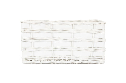 Large White Scandi Storage Basket