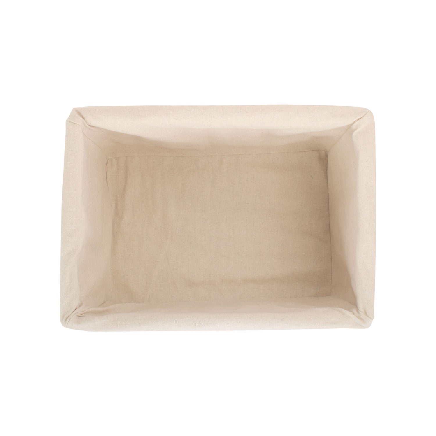 Large White Wash Willow Storage Basket with White Lining