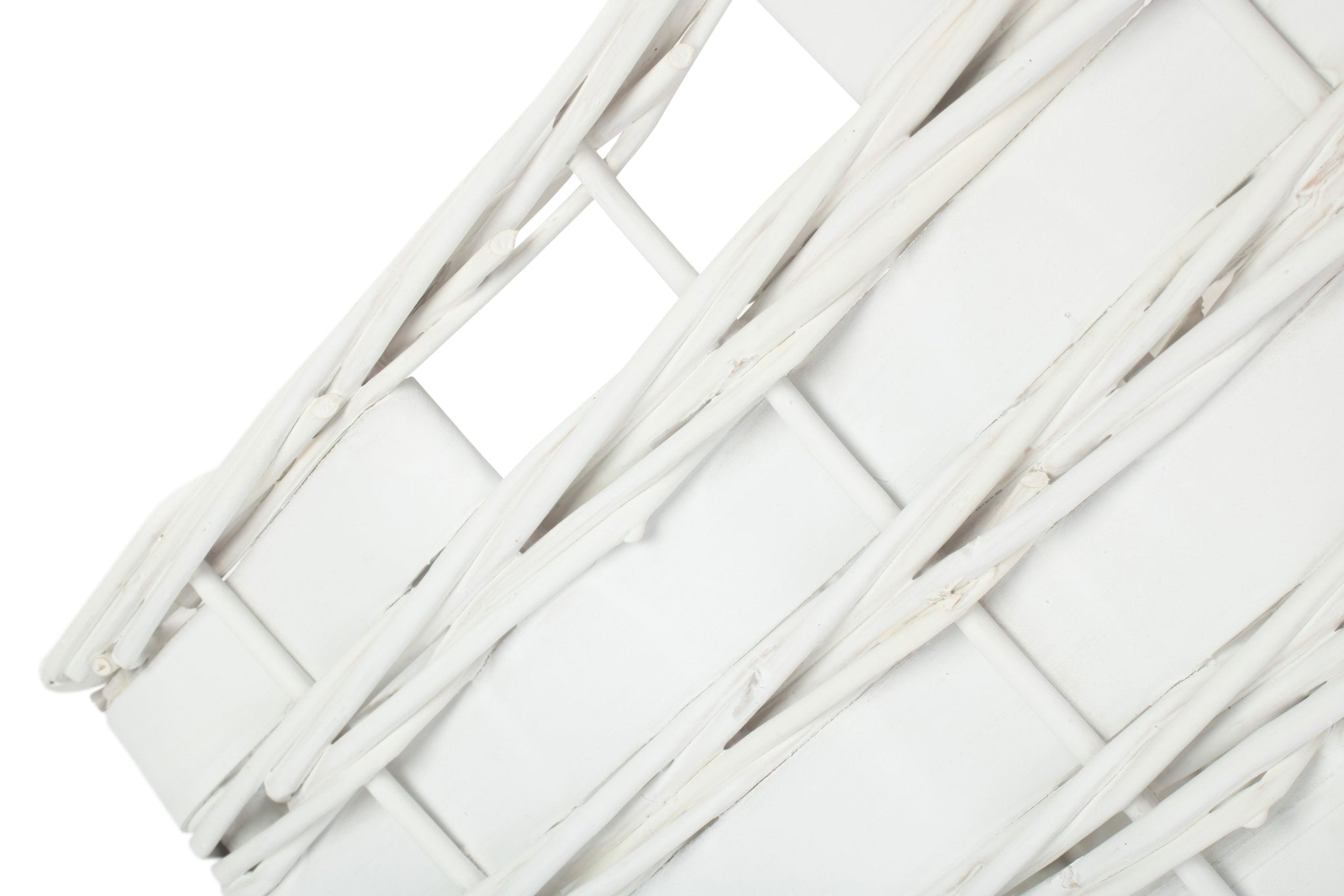 Large White Scandi Storage Basket
